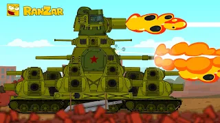KV-44 against the City HAE Part 10 RanZar Cartoons about tanks