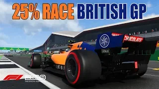 F1 2019 - 25% Race British GP Lando Norris | McLaren