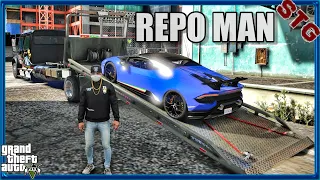 REPO MAN| LET'S GO TO WORK!!!| (GTA 5 REAL LIFE MODS ROLEPLAY)