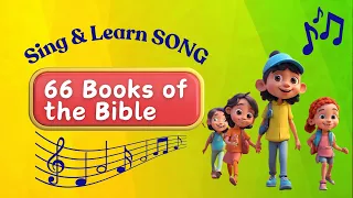 66 Books of the Bible ⭐️ Sunday School Songs ⭐️  Kids Music