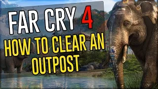 Far Cry 4  - Captured outpost with just 1 throwing knife. [UNDETECTED] ;)