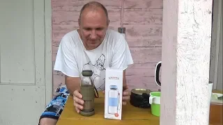 Походная бутылка для заваривания кофе, чая. Our coffee bottle.