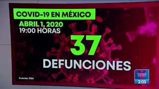 Suman 37 las víctimas mortales por Covid-19 en México | Noticias con Yuriria Sierra