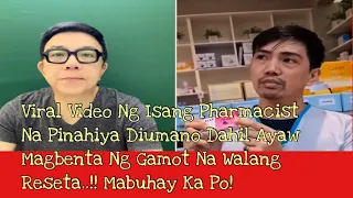 Pharmacist Nag Viral Dahil Pinahiya Raw Ng Customer Matapos Di Makabili Ng Gamot Dahil Walang Reseta