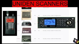 UNIDEN SCANNERS PLUS NEW MODELS ANNOUNCED !!