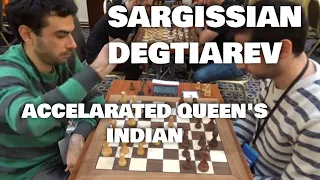 Playing top chess player  | Sargissian - Degtiarev | Blitz chess