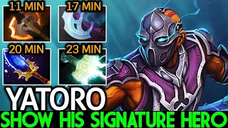 YATORO [Anti Mage] Show His Signature Hero 11 Min Battle Fury Dota 2