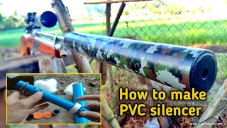 How I make 12" PVC silencer for Airgun rifle