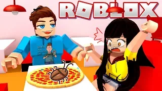 He Tried to Feed Me Bugs On My Pizza!? (Roblox)