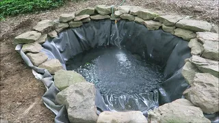 Digging a 400 Gallon Backyard GoldFish Pond (HOW-TO)