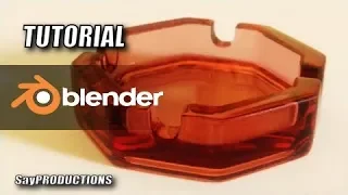 Blender 3D Tutorial - Ashtray Modelling