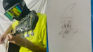 Jimmy Neutron: Boy Genius Theme Acoustic Guitar Cover And The Drawing Of Jimmy Neutron