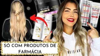 COMO CUIDO DO MEU CABELO LOIRO | PRODUTOS DE FARMÁCIA