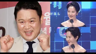 "너무 잘 어울리는 것 같다" 김구라가 난데없는 '숏컷' 논란 피해자가 된 송지효에게 건넨 말(SBS 연예대상)