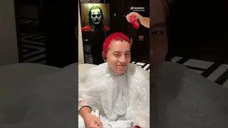 [Vlog] #WangTalu Red Hair Transformation