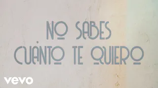 Camilo Sesto - No Sabes Cuanto Te Quiero (Lyric Video)