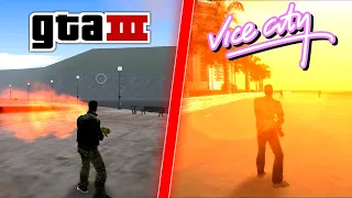 Grand Theft Auto 3 & GTA Vice City - All Weapons Showcase