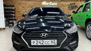 Hyundai Solaris + мощный автозвук