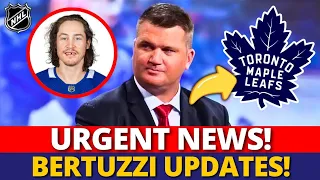 LAST MINUTE! TYLER BERTUZZI'S SITUATION! LOOK WHAT HAPPENED TO HIM! MAPLE LEAFS NEWS