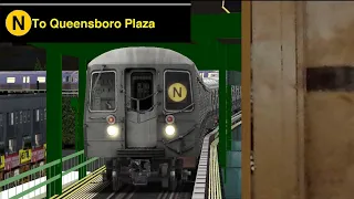 OpenBVE Special: N Train To Queensboro Plaza (R68)(Overnight G.O)