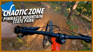 The best jump trail at Pinnacle Mountain || Chaotic Zone at Pinnacle Mountain State Park