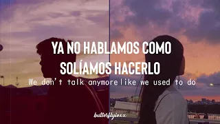 Charlie Puth & Selena Gomez - We Don't Talk Anymore (Lyrics y Sub. Español)