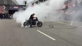 Harley Davidson Burnout at Hamburg Harley Days 2017 1080p Full HD