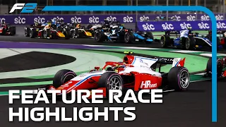 F2 Feature Race Highlights | 2021 Saudi Arabian Grand Prix