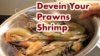 #vlogmas 2020 How to Devein Shrimps/Prawns