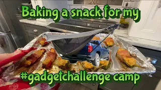 Baking a snack for my #gadgetchallenge camp / #stealthcampingalliance