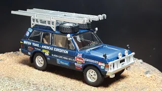 1/64 Range Rover 1971 British Trans America Expedition by MiniGT 542 diecast