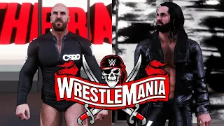 WRESTLEMANIA 37 SETH ROLLINS VS. CESARO MATCH SIMULTATION | WWE 2K20