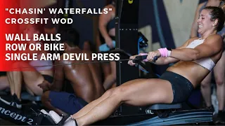 "Chasin' Waterfalls" | Wall Balls + Bike + Single Arm Devil Presses | Stamina Squats