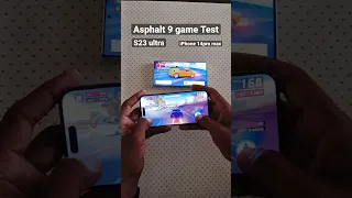 S23 ultra vs iPhone 14pro max asphalt 9game test #trending #iphone14promax #s23ultra