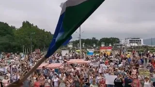 Митинг в поддержку губернатора Хабаровского края Сергея Ивановича Фургала - Комсомольск-на-Амуре