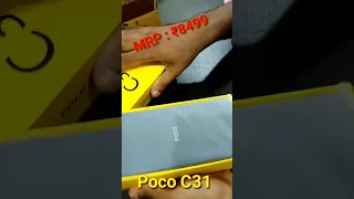 Poco C31 Unboxing, bought from Flipkart, Best Phone under 8500