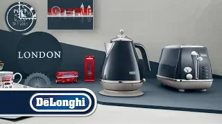 Icona Capitals London Blue by De'Longhi | Breakfast Collection with 2-slice toaster