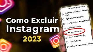 Como Excluir Instagram DEFINITIVAMENTE pelo Celular (2023)