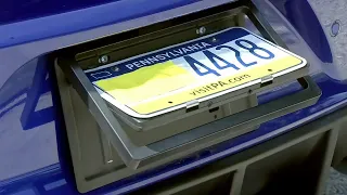 Practice of purposely obscuring license plates going high-tech