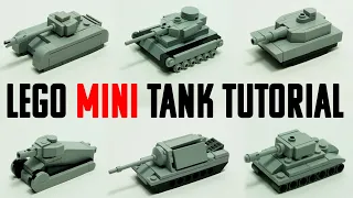 Lego Mini Tanks Tutorial