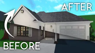 Renovating the Peaceful Living Starter Home in Bloxburg