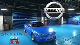 Skyline GTR R34 junkyard rescue | car mechanic simulator