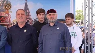 Поздравление Кадыровым Путина с днем рождения