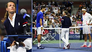 Most "BADASS" Umpire in Tennis History! (Handling Federer & Djokovic Like a BOSS | Grand Slam Final)