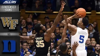 Wake Forest vs. Duke Condensed Game | 2018-19 ACC Basketball