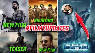 Prabhas New Upcoming Movie, Devara Teaser Release with Salaar & Dunki, Sanjay Dutt #filmyupdates