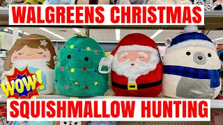 WALGREENS ONLY CHRISTMAS SQUISHMALLOW HUNT with a Halloween 🎃 squishmallow surprise!