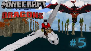 LIGHTFURY & Flying Toothless in MINECRAFT! : Minecraft How To Train Your Dragon DLC