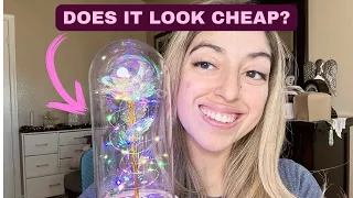 Beferr Valentines Day Gifts for Her Women Gifts Galaxy Rose Glass Flower Gift in Glass Dome Review