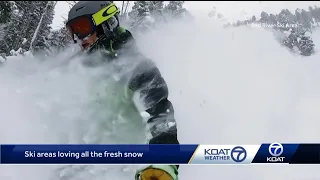 NM ski areas loving new, fresh snow